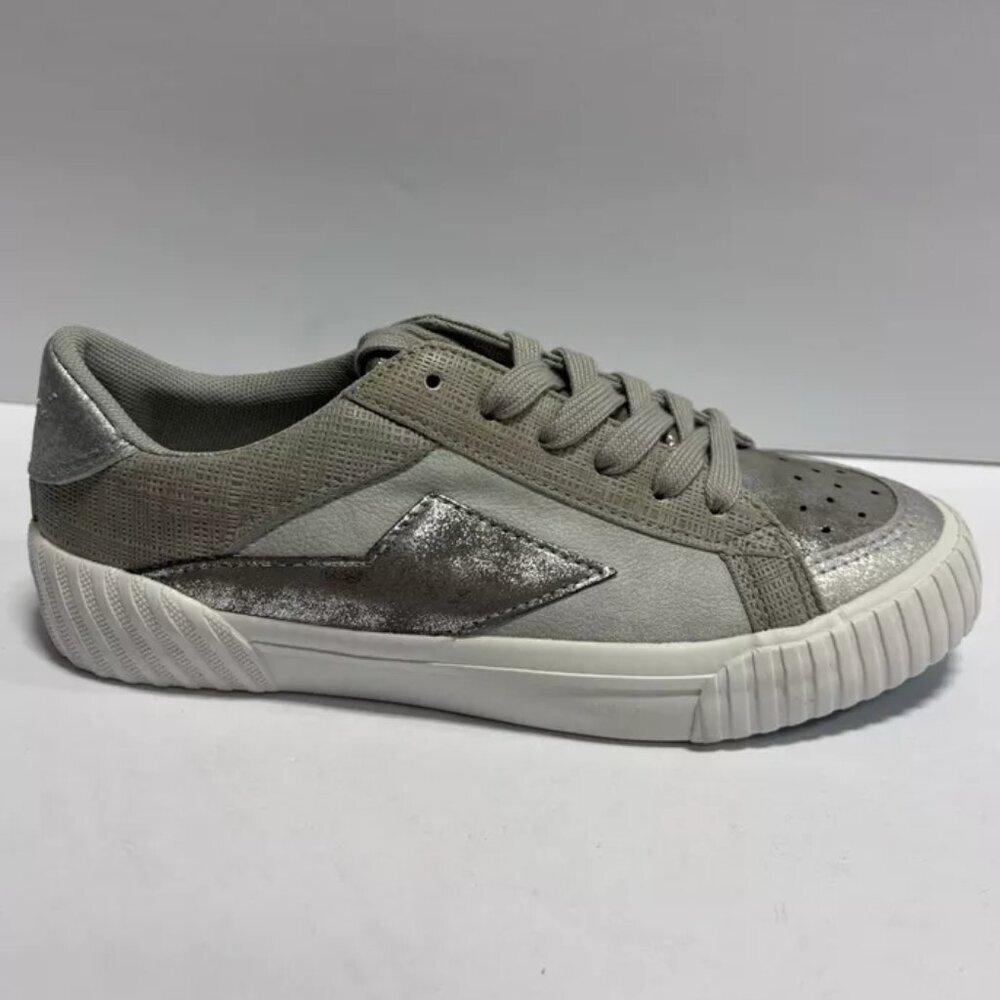 Blowfish Malibu Women’s Willa, Gray Lace-Up Sneakers, Size 7 M